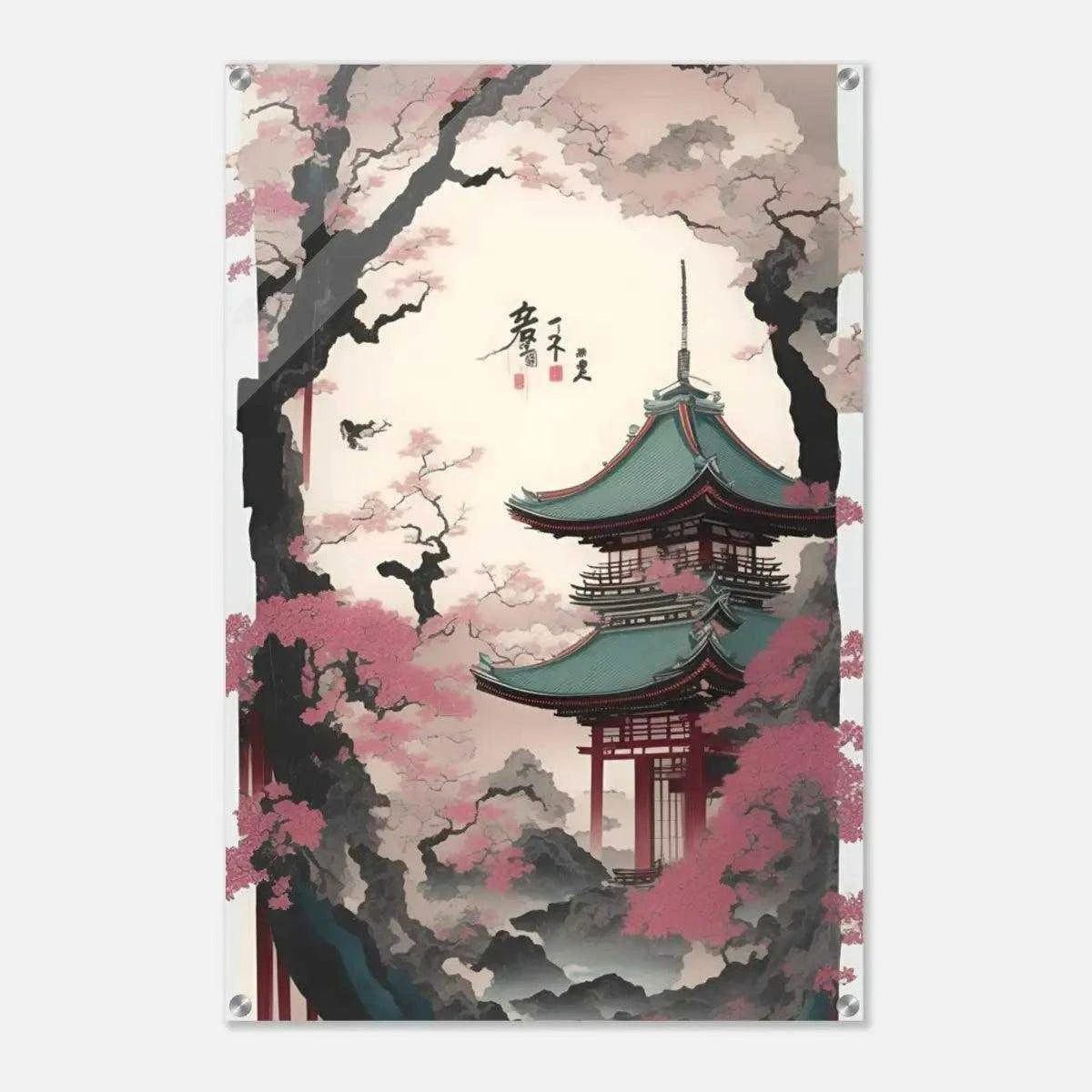 SimpleCanvas Wanddekoobjekt Spring in Japan - günstig online kaufen