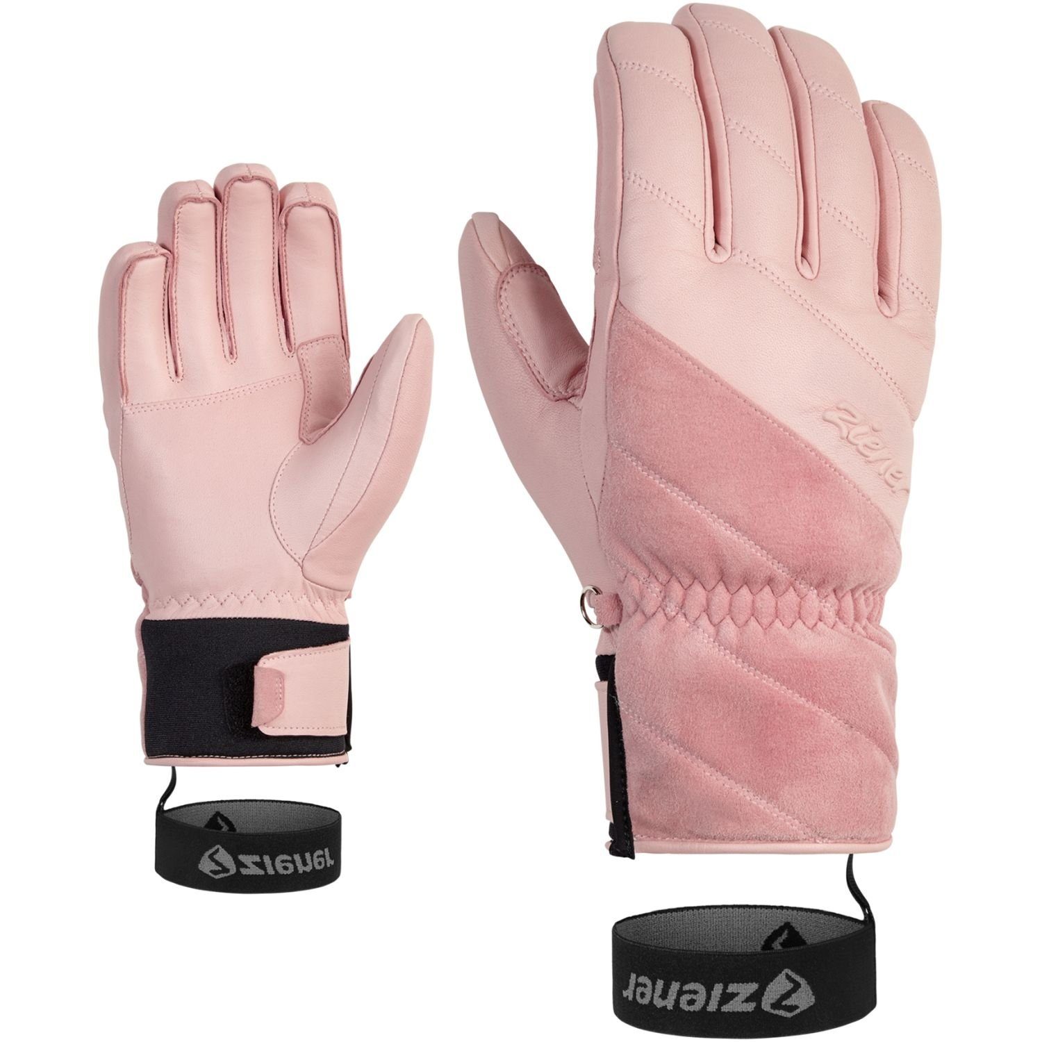 Ziener Skihandschuhe Ziener Alpine Ski Handschuhe Leder KUMA günstig online kaufen