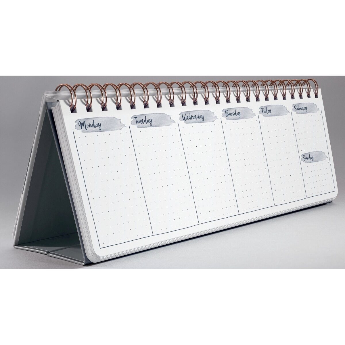 Sigel Schreibtischkalender Wochenplaner Jolie (EN) undatiert 1 Woche/2 Seiten Flower Love 30x11,4