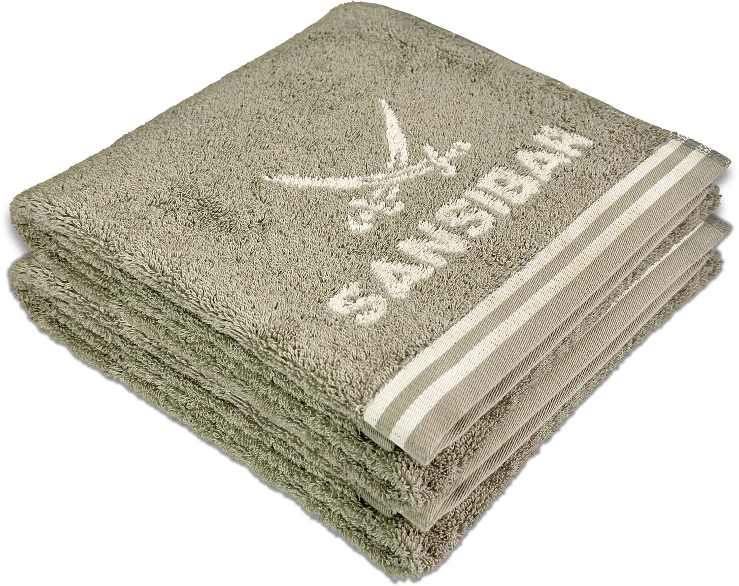 Handtuch 2er Handtuch Set Sansibar Frottier-Serie "Doubleface“, 50x100 cm