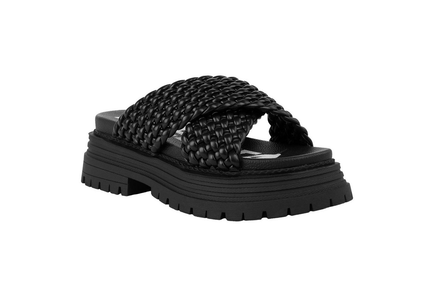 Buffalo Lennox Cross Sandalette mit rutschfester Laufsohle