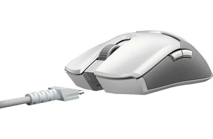 RAZER Viper Ultimate mit Ladestation - Mercury Gaming-Maus (kabelgebunden kabellos)