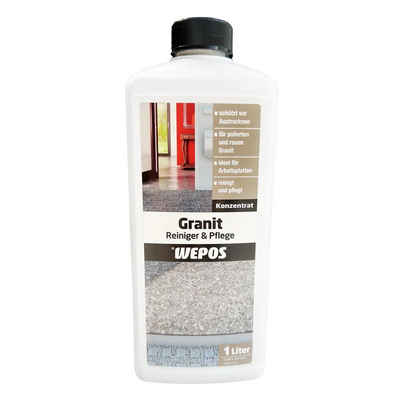 PUFAS Wepos Granit Reiniger Fussbodenreiniger (1Liter, für Arbeitsplatte, Fensterbank, Boden und Tisch)