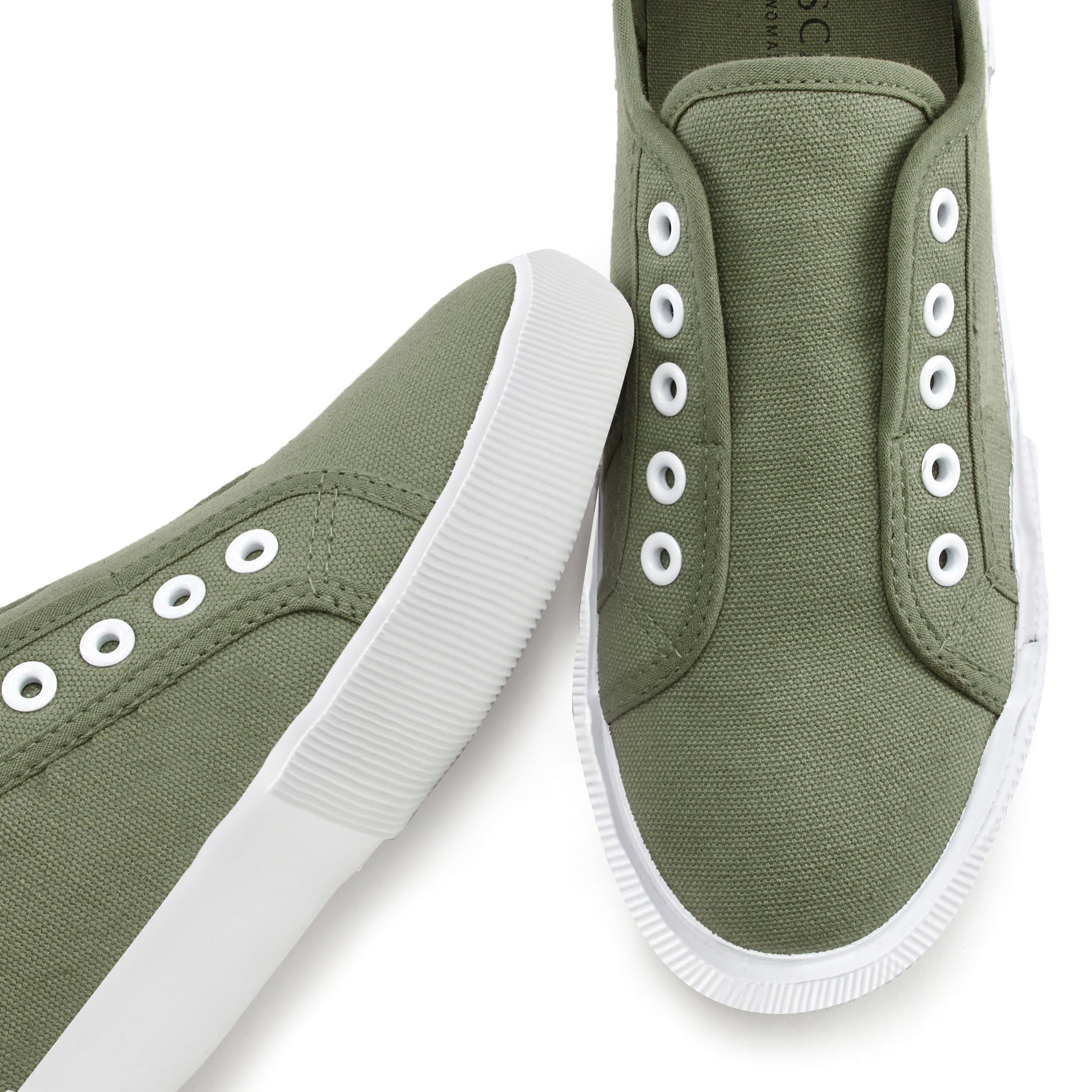 LASCANA Slip-On-Sneaker, Sneaker Slipper, Halbschuh bequem zum Reinschlüpfen VEGAN