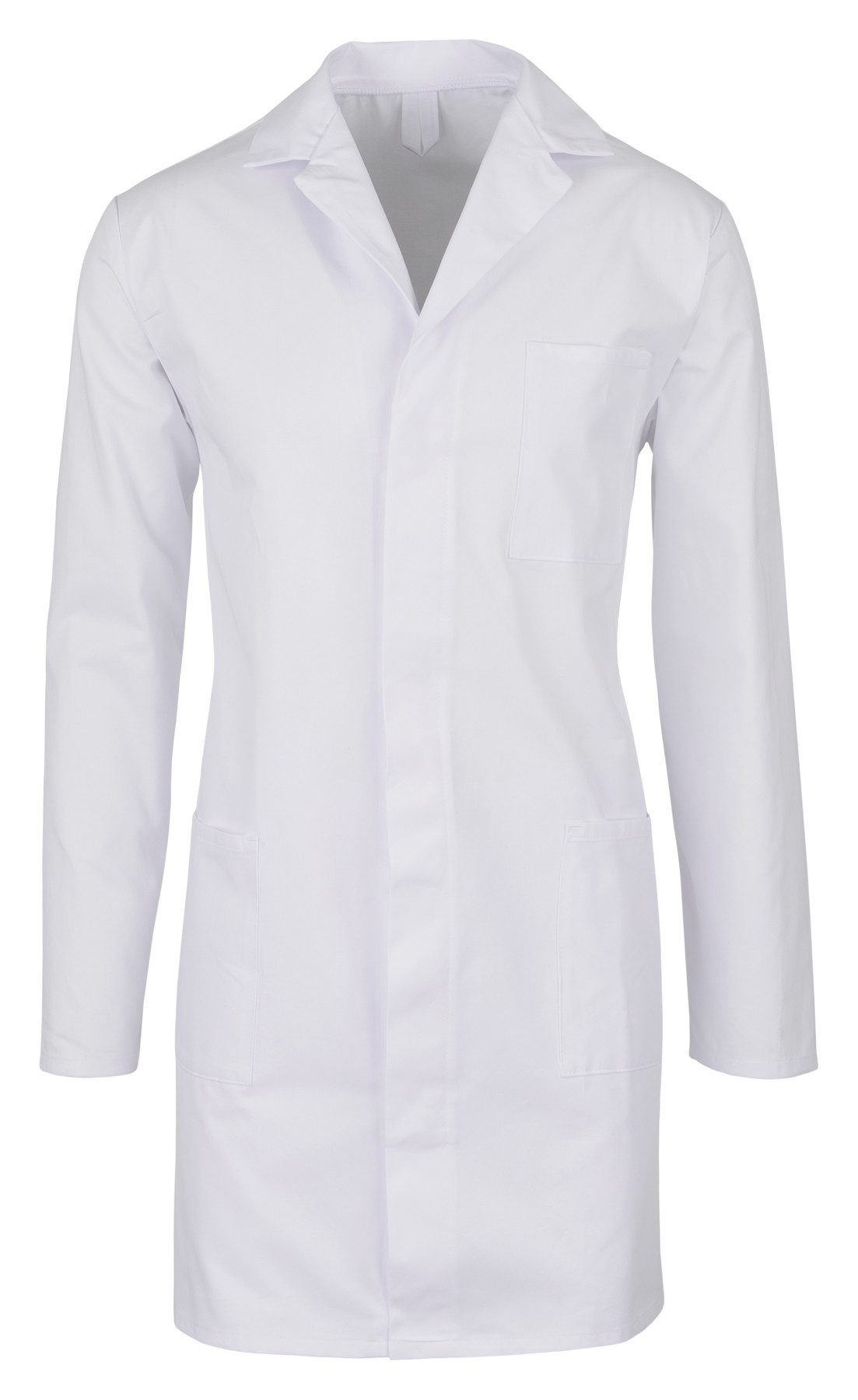 BEB Arztkittel beb MEDIZIN Herren Mantel Arztkittel Reverskragen Baumwolle Weiß