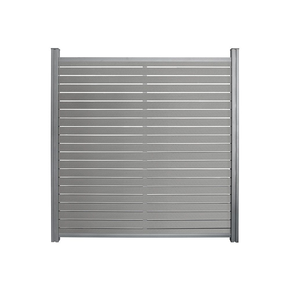 HOME DELUXE Sichtschutzelement WPC Sichtschutzzaun ALIRA, Zuverlässiger Sicht-, Wind- und Lärmschutz, Gartenzaun, Lamellenzaun
