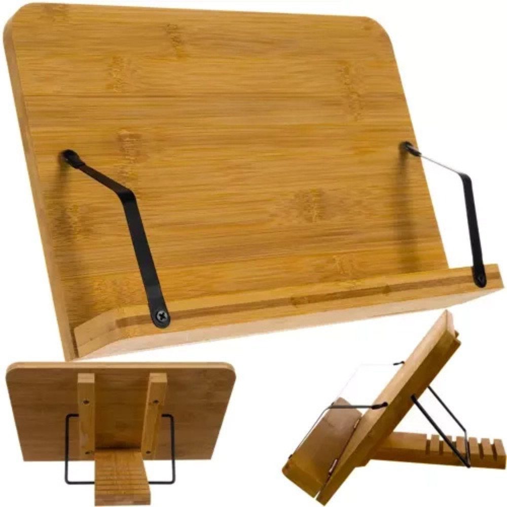 MALATEC Buchstütze Bücherständer Tablet Laptop (Spar-Set, 1 St., Laptop, Computer, Bücher), verfügt über eine 6-stufige Verstellung