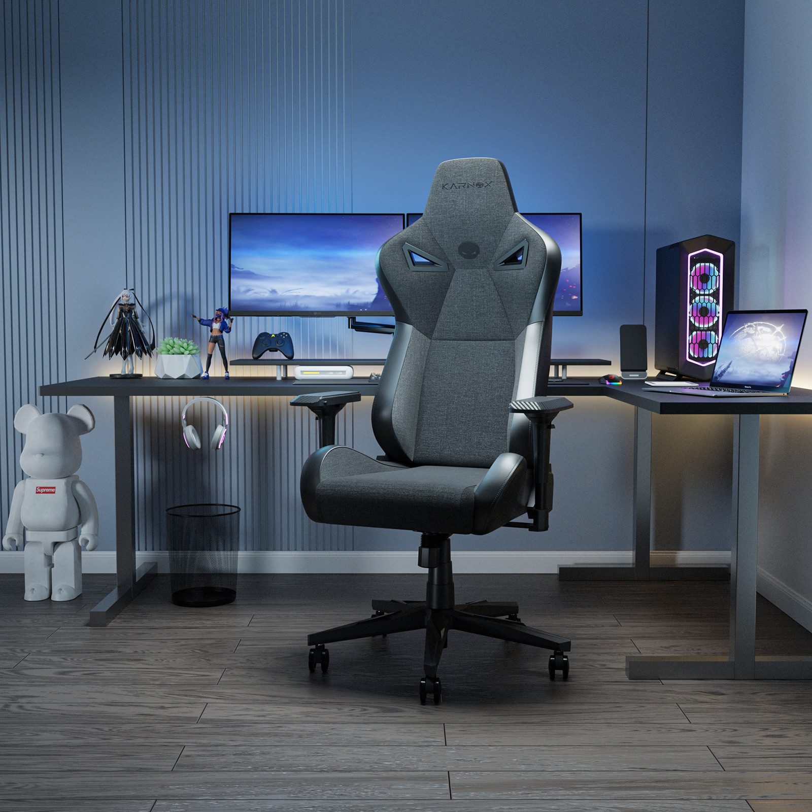 KARNOX Gaming-Stuhl Legend (Einzelstuhl), Ergonomischer Stuhl mit 4D Armleh günstig online kaufen