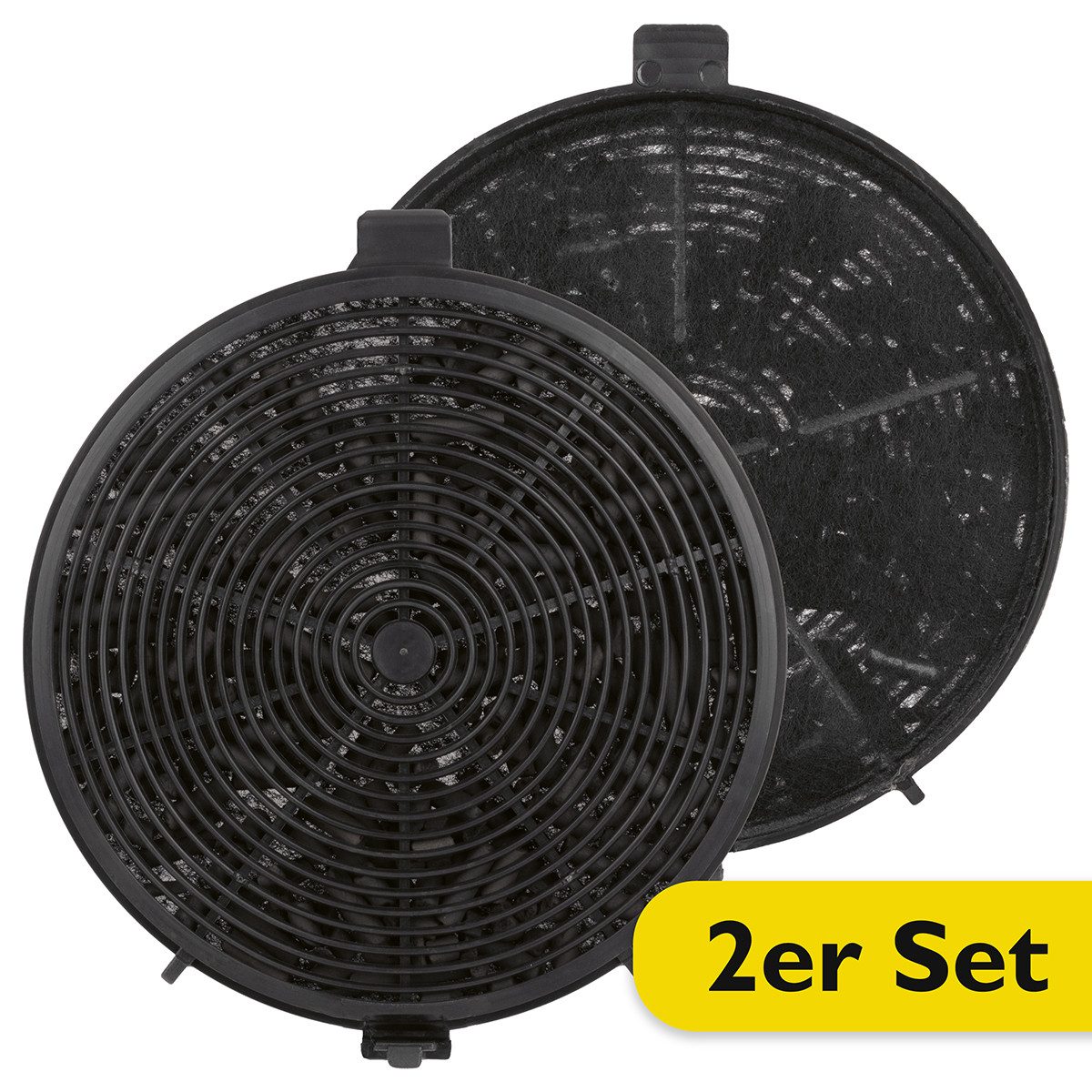 BOMANN Aktivkohlefilter KF 573, 2er Set, für DU 7600, DU 7601, DU 7607, DU 7609