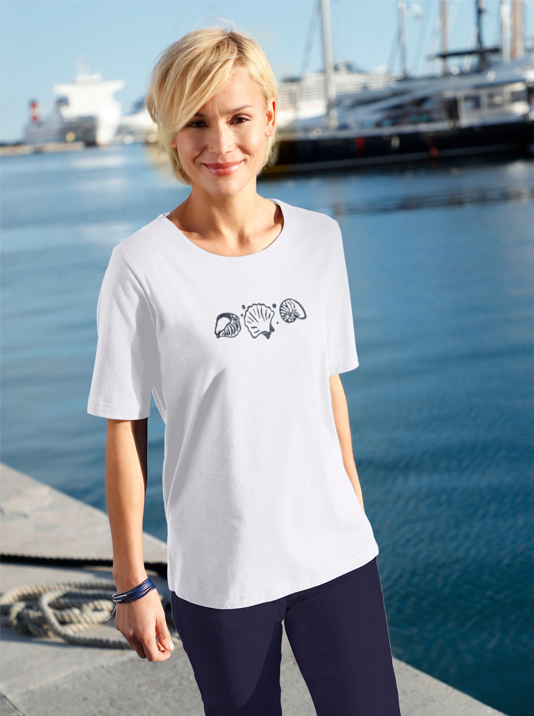 Casual Looks Kurzarmshirt "Shirt", (1 tlg.) günstig online kaufen