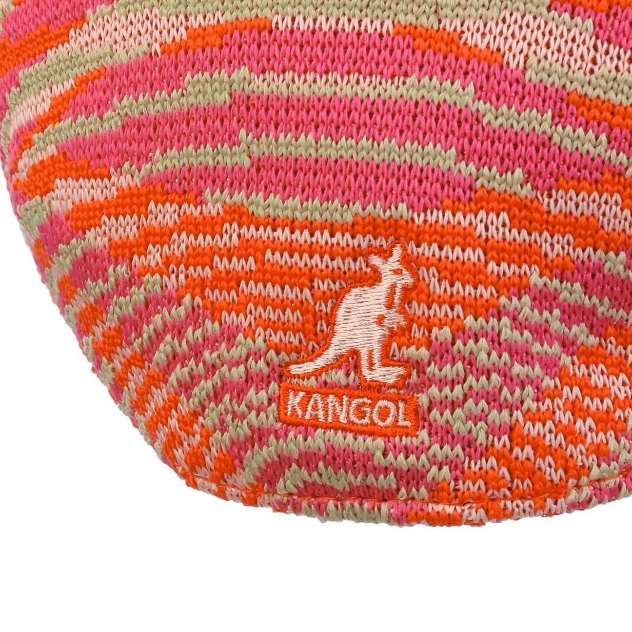 Kangol Flat Cap (1-St) Schirmmütze mit Schirm rot