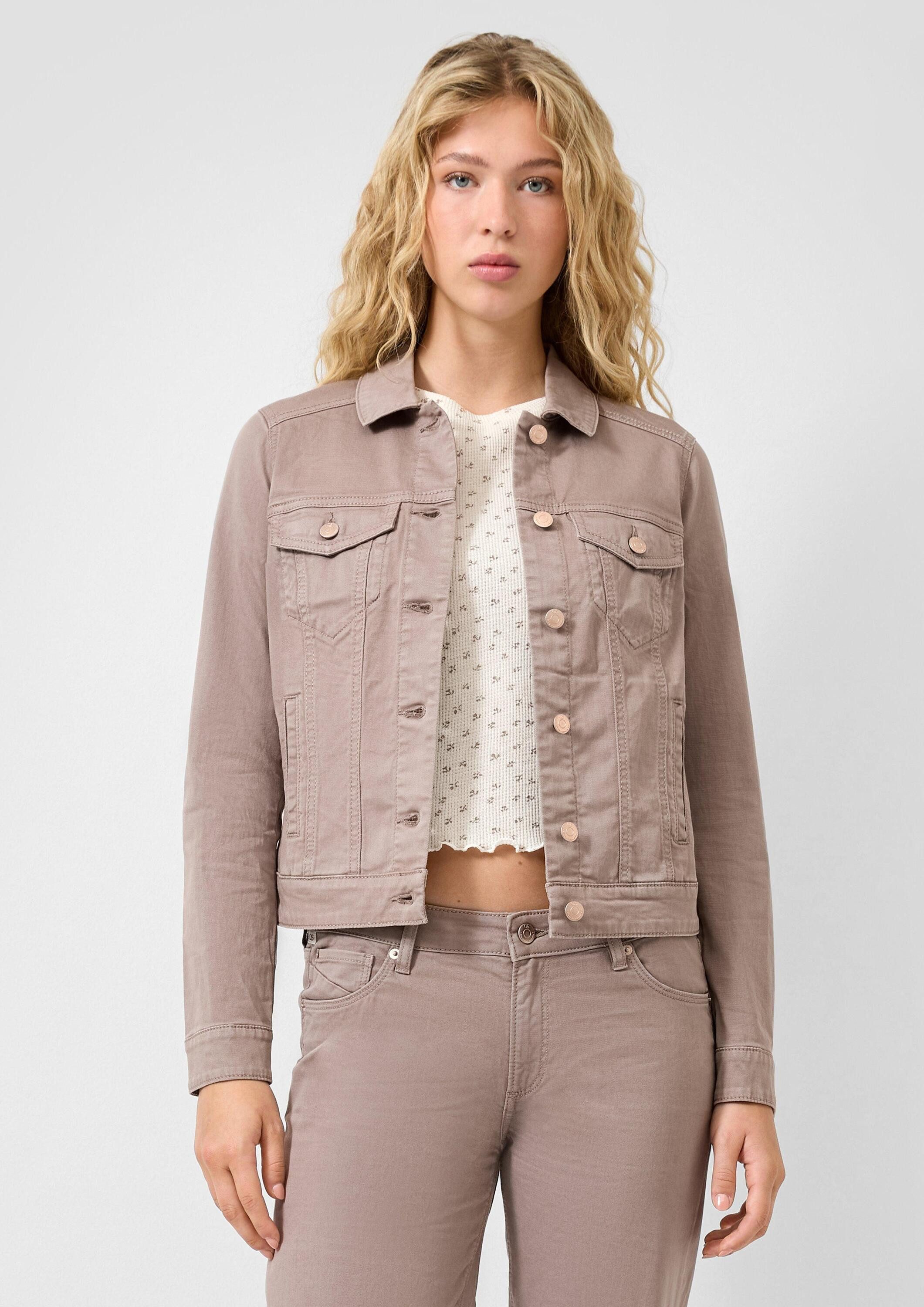 QS Funktionsjacke Indoor-Jacke Colourdenim-Jacke