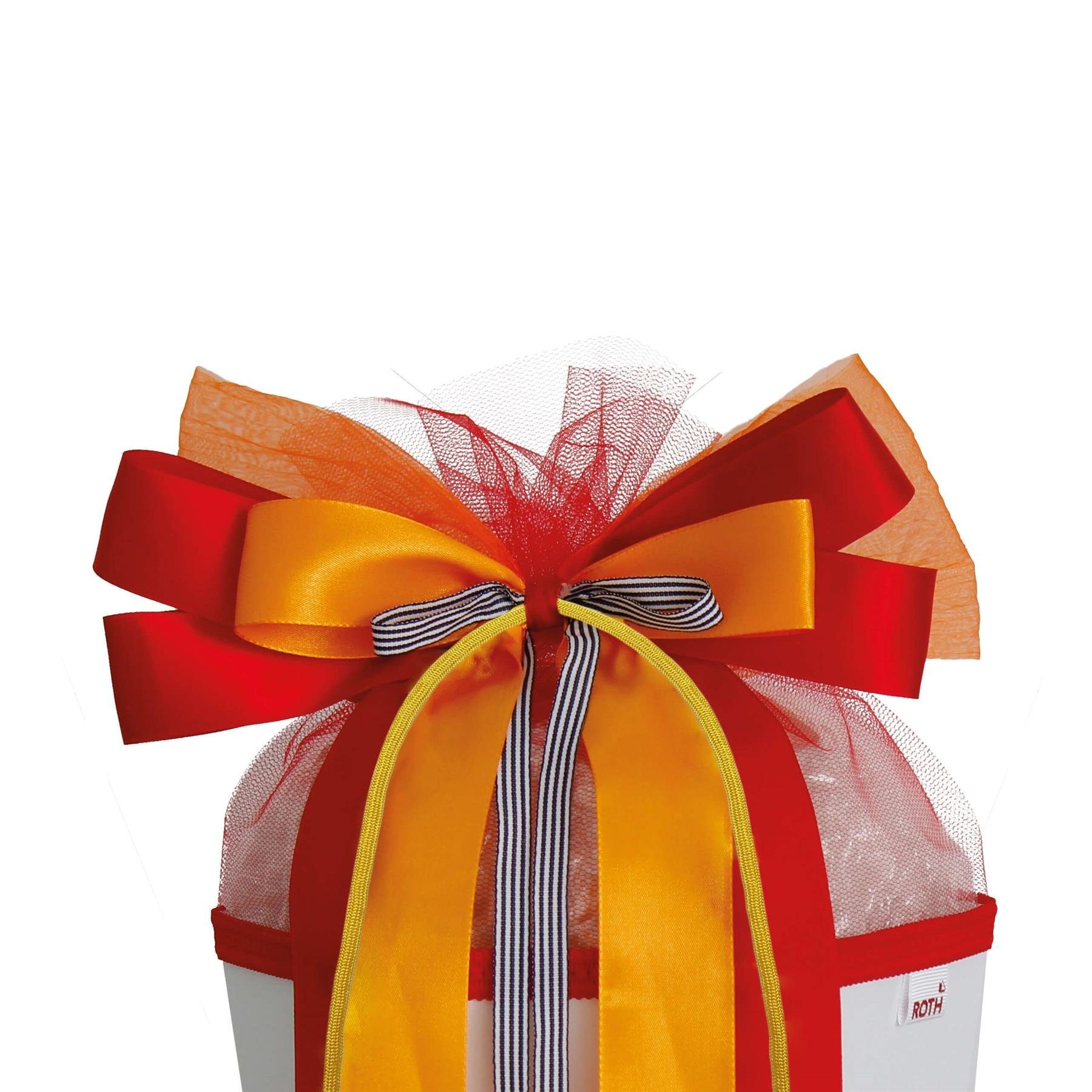 Roth Schultüte Roth Schleife "Spicy Orange", ca. 50x23cm, Verschluss