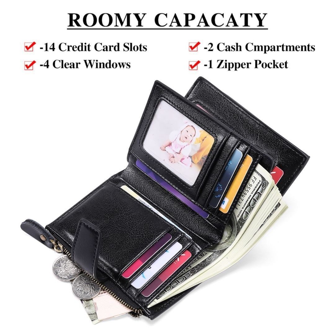 Forrlite Mini Geldbörse Geldbörse Echtes Nappaleder (Damen Echtleder Portem günstig online kaufen