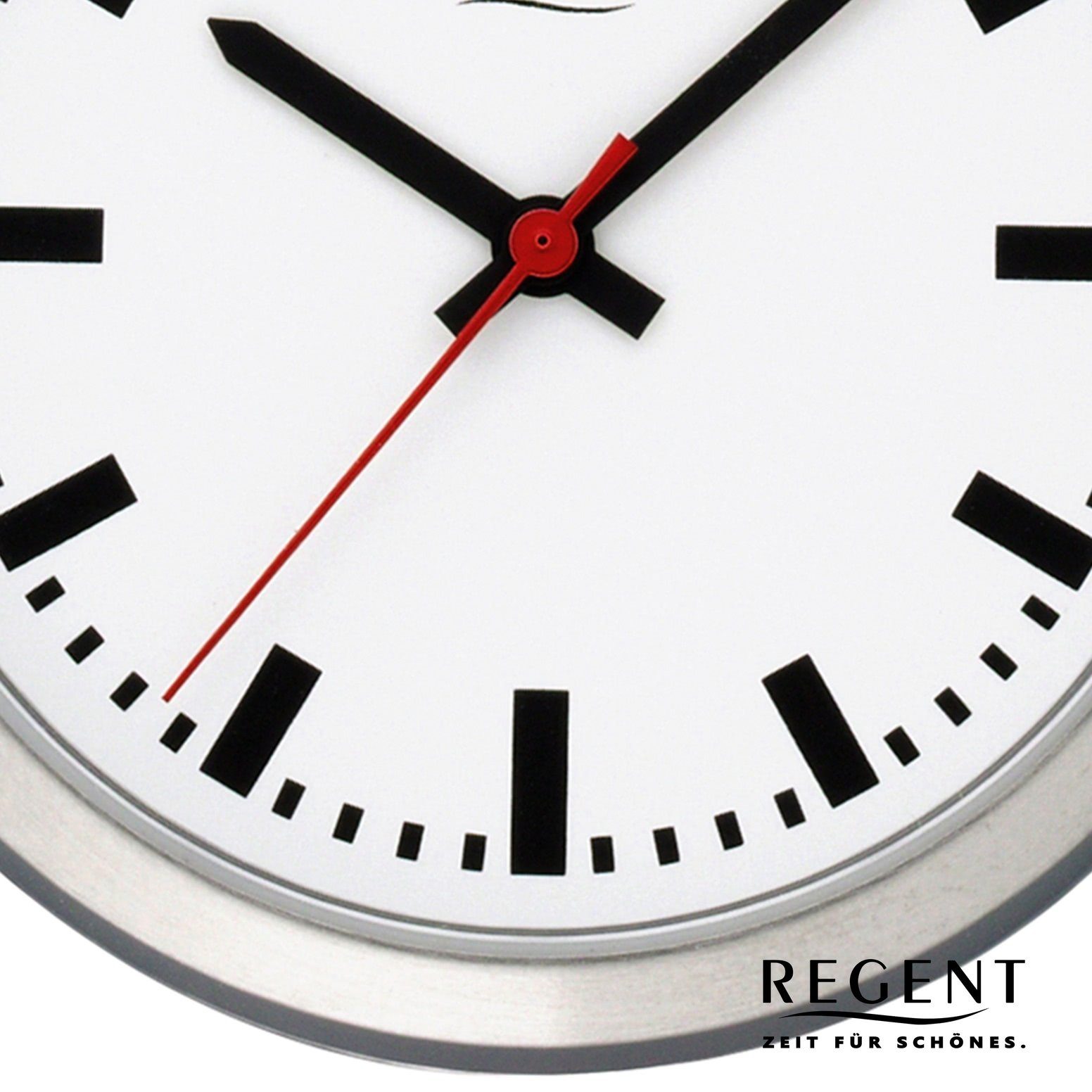 Regent Taschenuhr Regent Taschenuhr für Damen Herren P-41, (Analoguhr), Herren Taschenuhr rund, groß (ca. 43mm), Metall verchromt, Elegant
