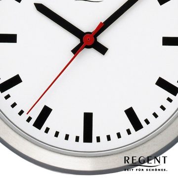 Regent Taschenuhr Regent Taschenuhr für Damen Herren P-41, (Analoguhr, Analoguhr), Herren Taschenuhr rund, groß (ca. 43mm), Metall verchromt, Elegant