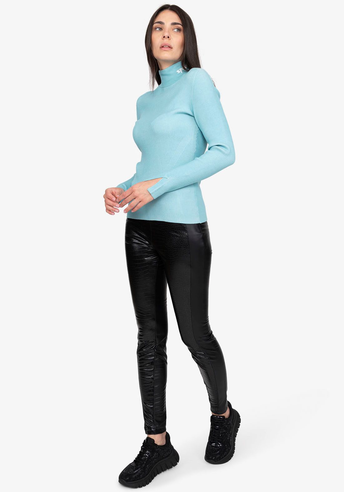 Sportalm Kitzbühel Strickpullover mit Stehkragen