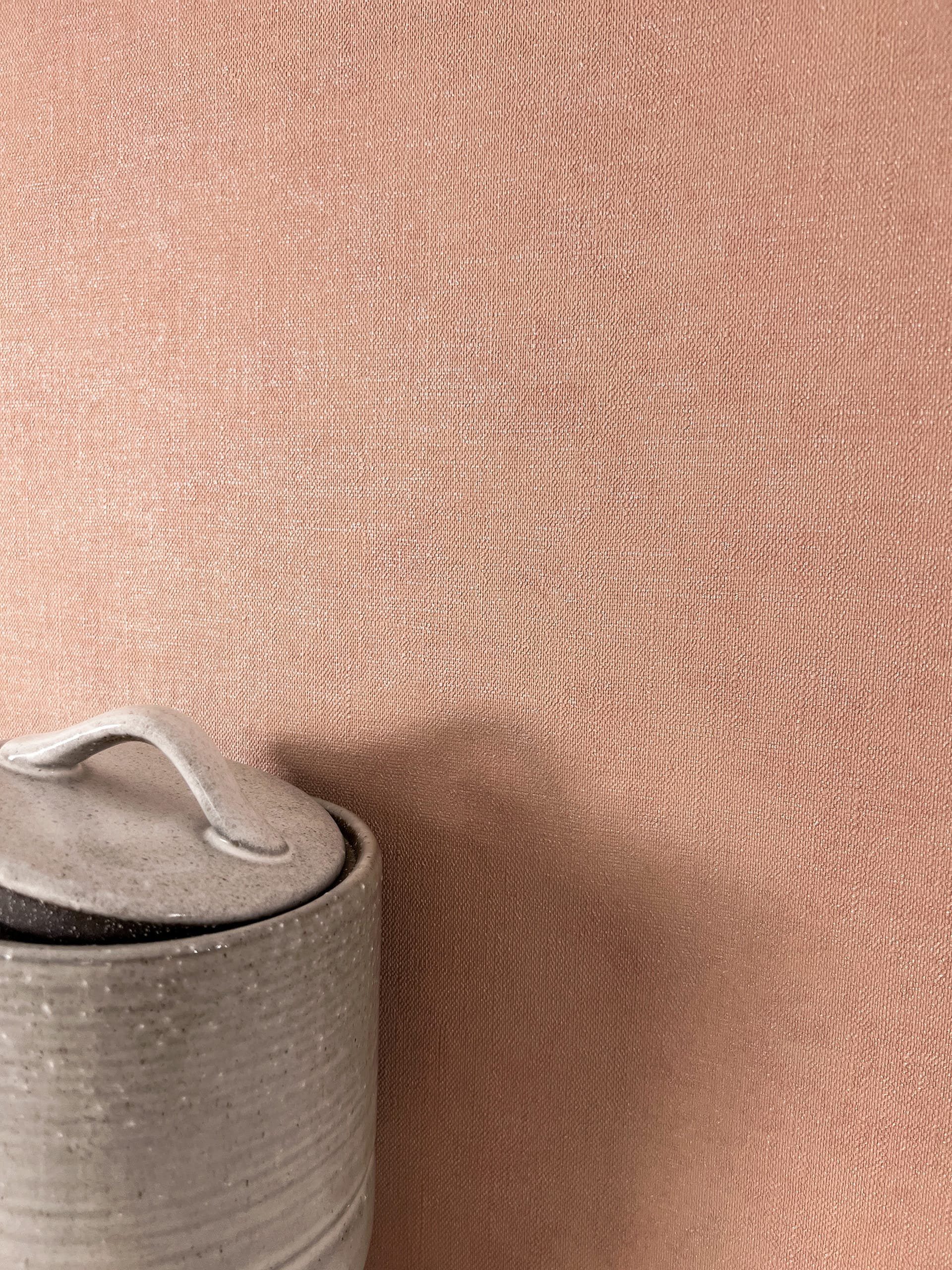 Newroom Vliestapete Co. 14 Dusky Old Rose Tapete Universal Unifarbe,Struktur,Leicht, Rosa Tapete Modern Unifarbe - Einfarbig Leinen-Optik Altrosa Uni Minimalistisch Struktur Leicht glänzend für Wohnzimmer Schlafzimmer Küche, Einfarbig