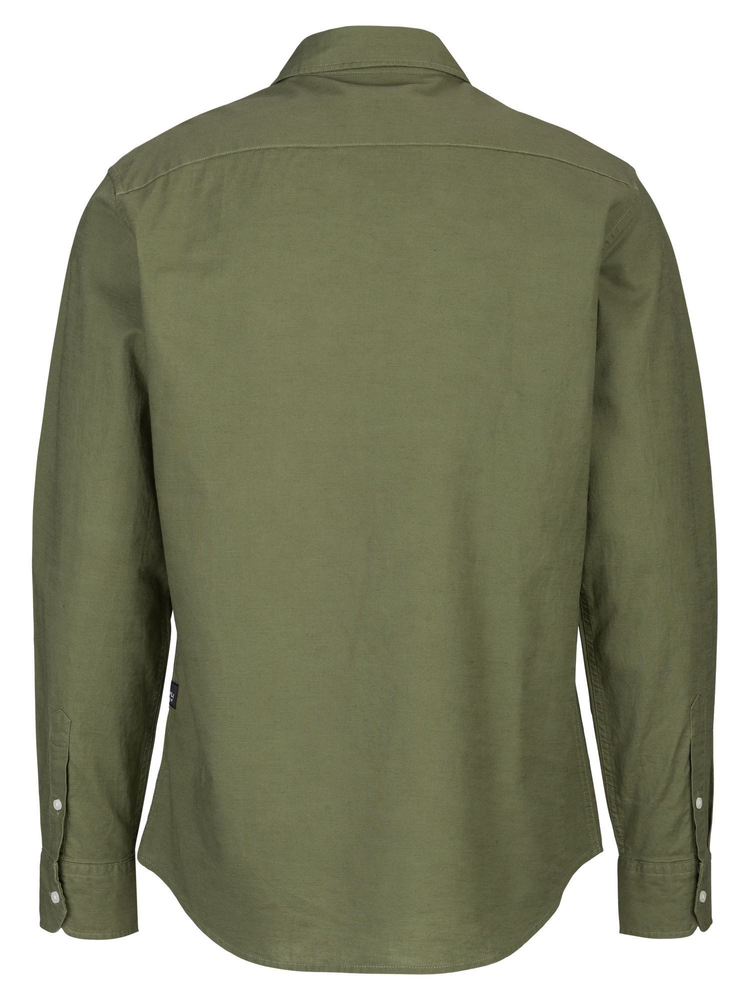 Replay Langarmhemd COTTON/LINEN