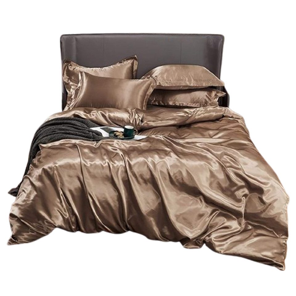 Coonoor Bettwäsche Satin Bettwäsche Luxus Bettbezug günstig online kaufen