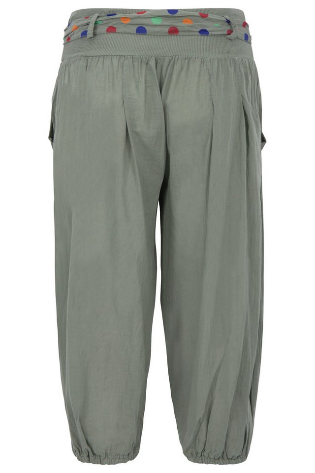 malito more than fashion Caprihose malito Damen Pumphose in Unifarben, lässige kurze Hose, Bermuda für Pumphose in Unifarben Einheitsgröße