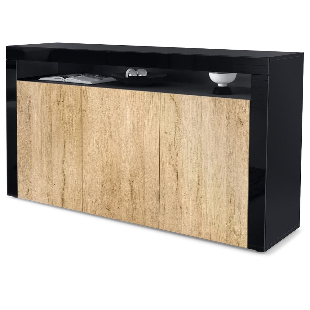 Vladon Sideboard Valencia (Sideboard, mit 3 günstig online kaufen