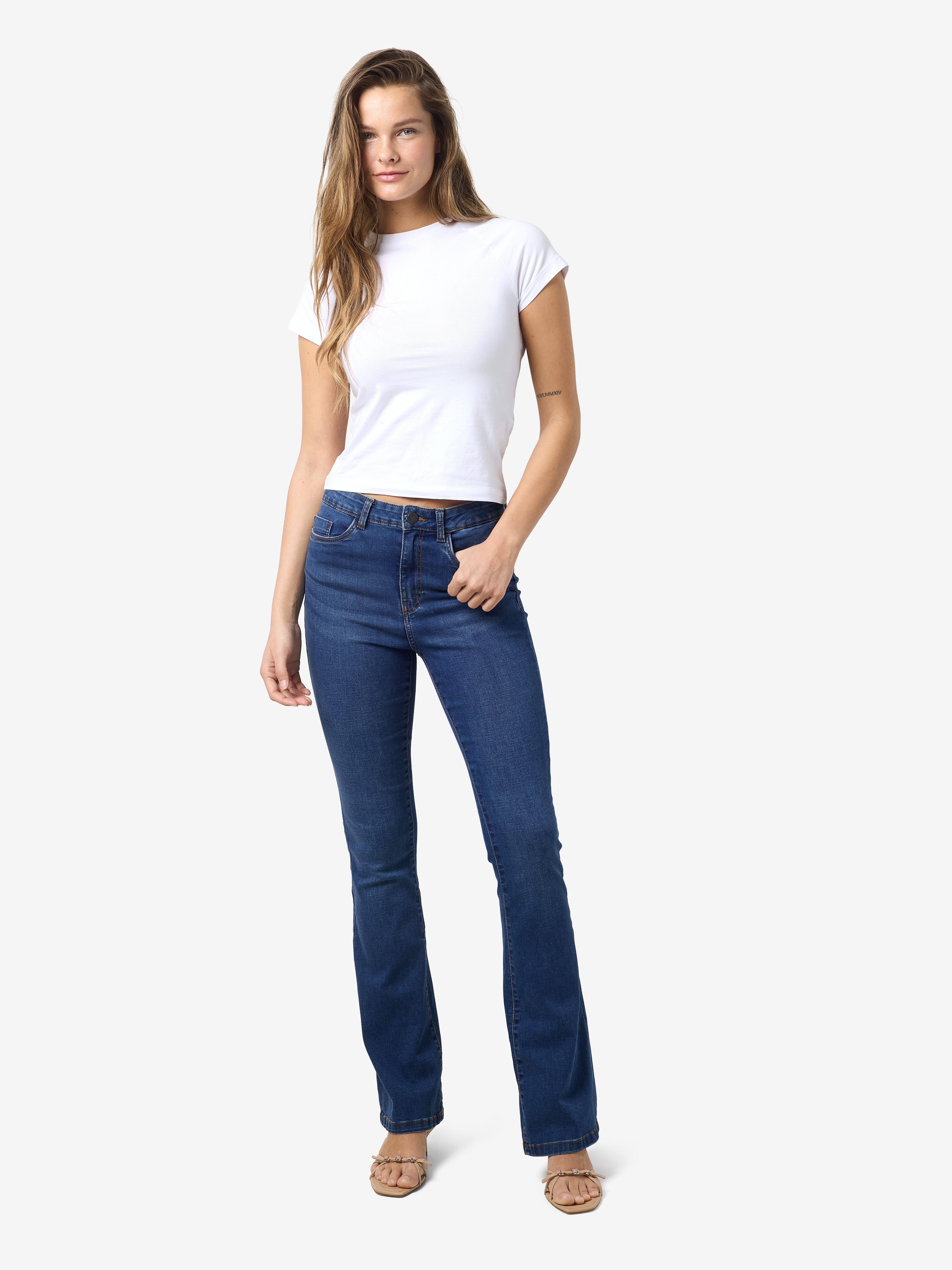 Noisy may High-waist-Jeans NMSALLIE HW FLARE günstig online kaufen