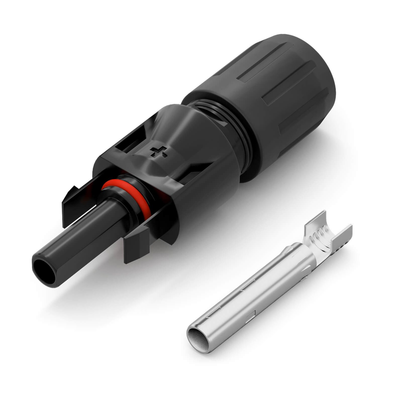 HB-DIGITAL Solarstecker für PV Anlagen MC4 kompatibel 1000V IP67 Solarkabel, Solarstecker, Kontaktmaterial: Kupfer, verzinnt