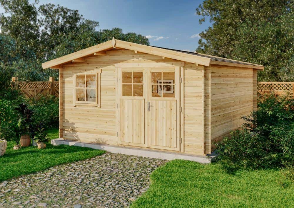 Alpholz Gartenhaus Holz Valeria-28, BxT: 428x427 günstig online kaufen