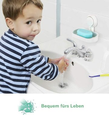 Ulinek Seifenschale Seifenkorb Dusche Saugnapf Ohne Bohren, 1-St., Max 5 KG