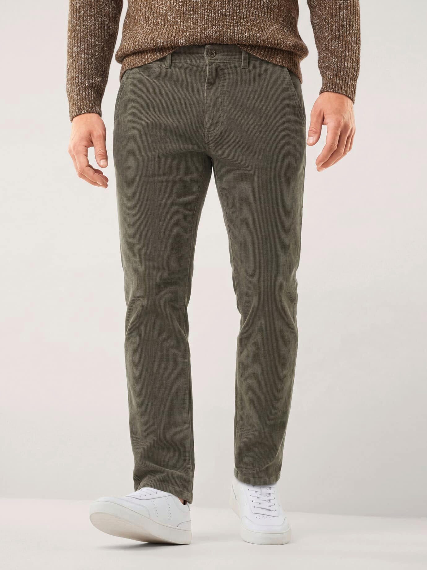Walbusch Cordhose Herren Cordhose aus weicher Baumwolle Modern fit, modern