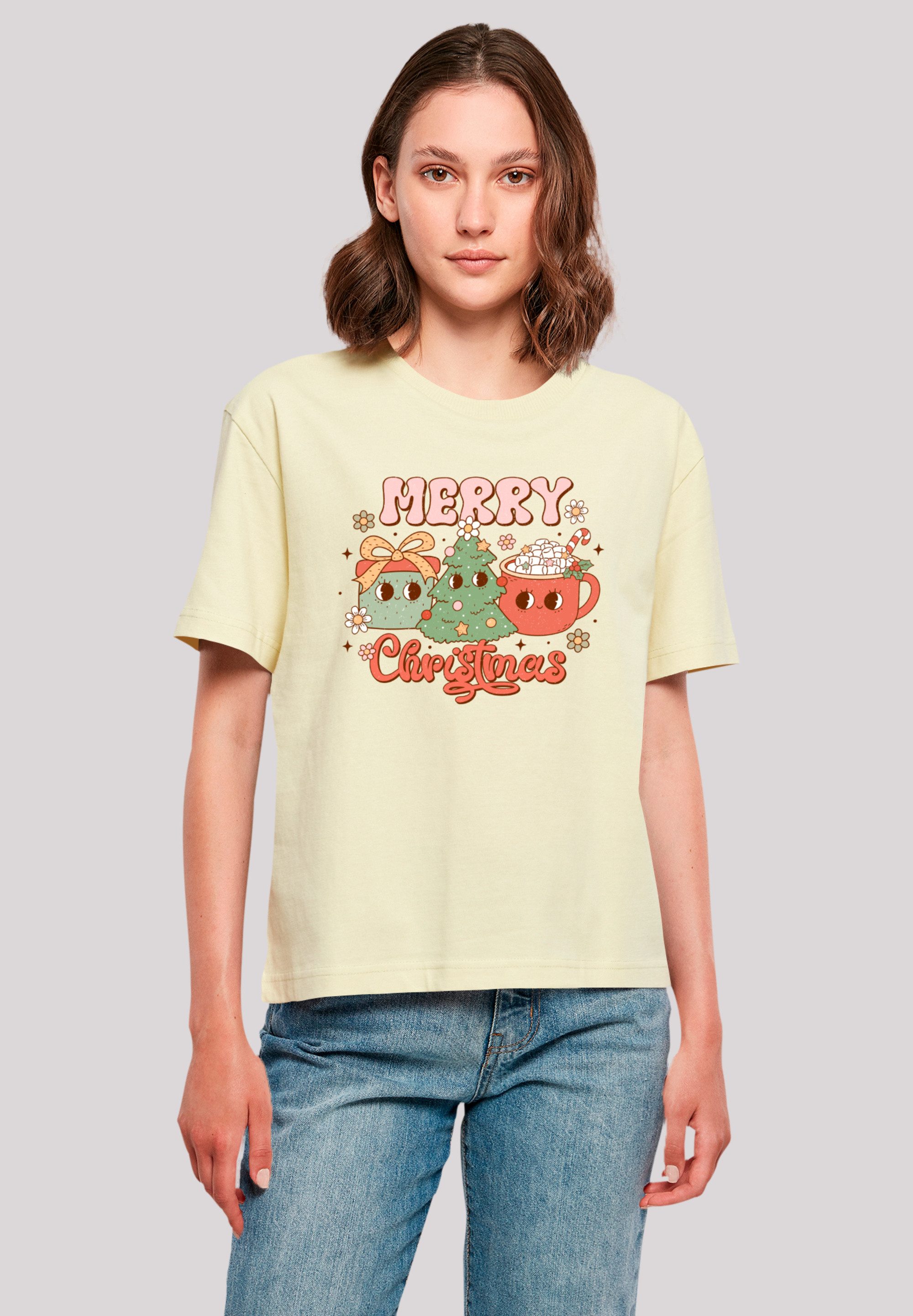 F4NT4STIC T-Shirt Merry Weihnachten Cozy And Cute Premium Qualität, Weihnachts-Kollection