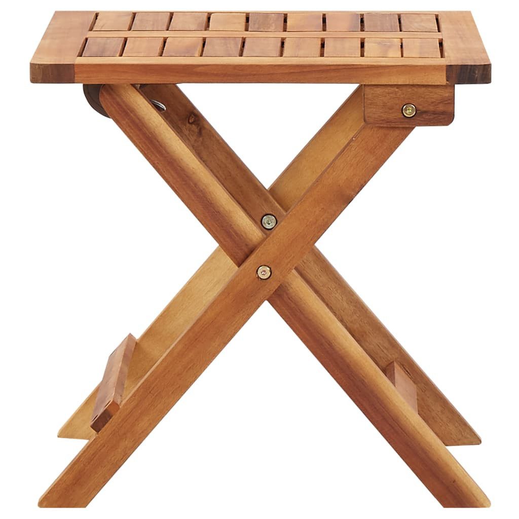 vidaXL Gartentisch Garten-Couchtisch Klappbar 40x40x40 cm Massivholz (1-St)