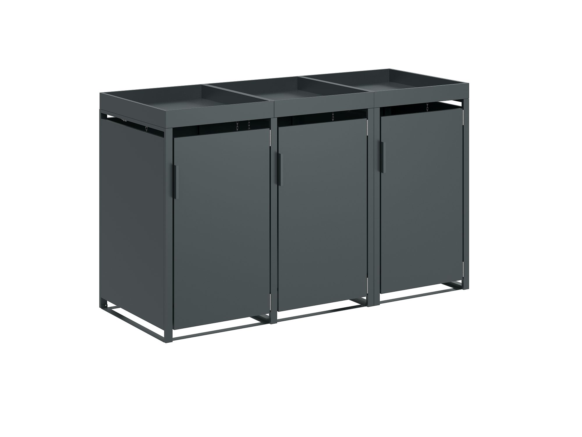 STEELSØN Mülltonnenbox Thoria 240L, Für 3 günstig online kaufen