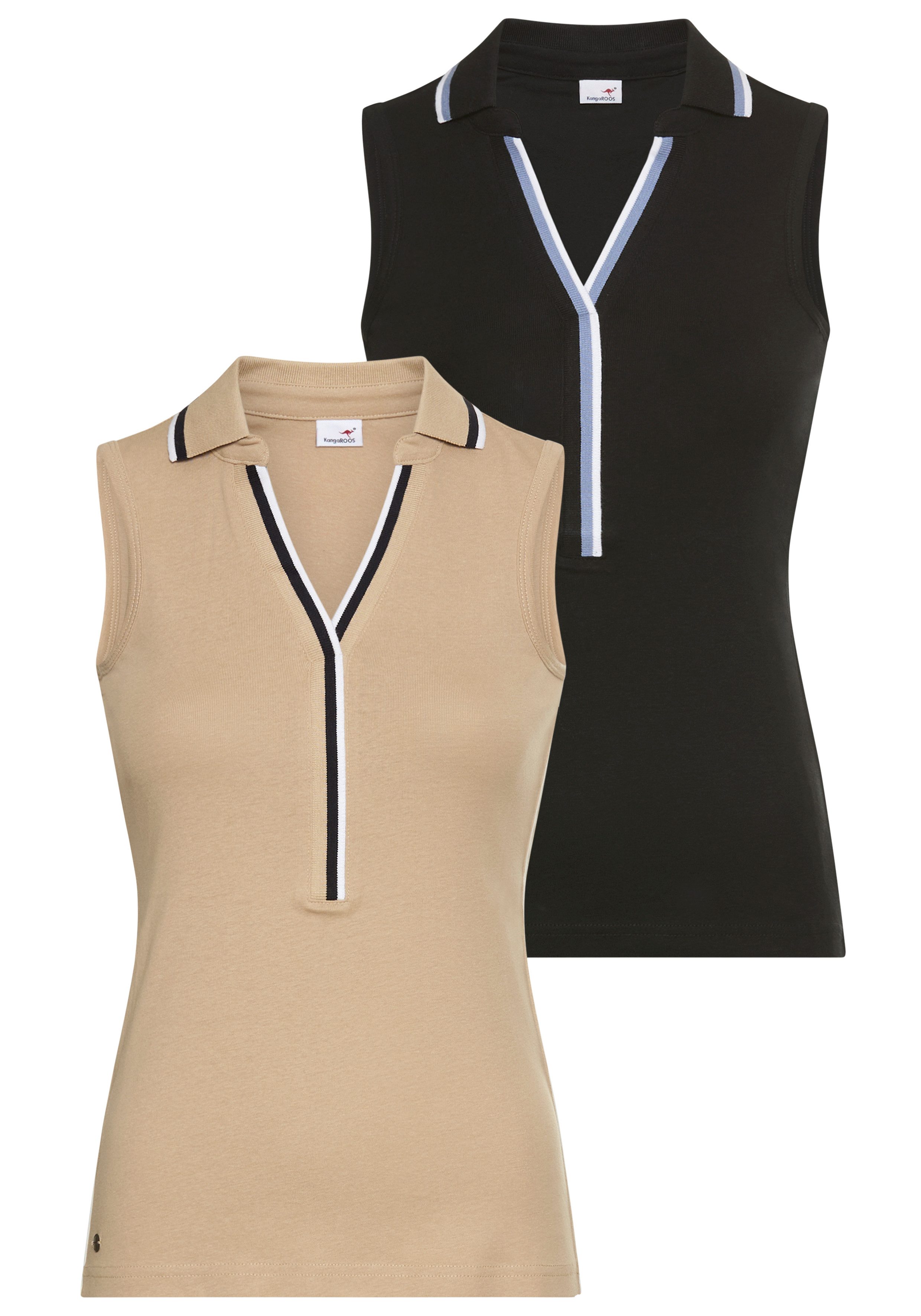 KangaROOS Tanktop (Packung, 2-tlg) Tape mit günstig online kaufen