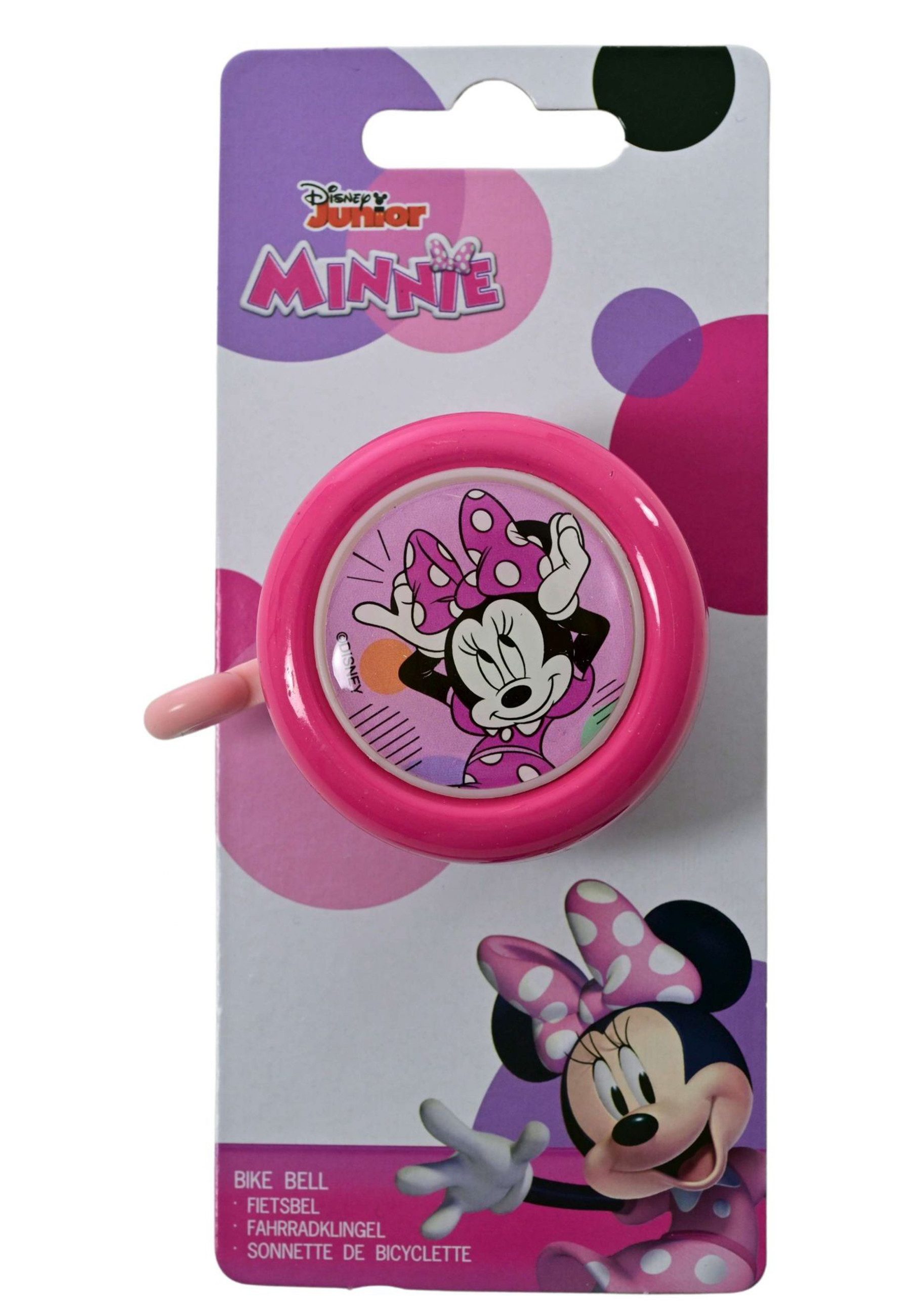Disney Minnie Mouse Fahrradklingel Kinder Mädchen Fahrradglocke Schelle