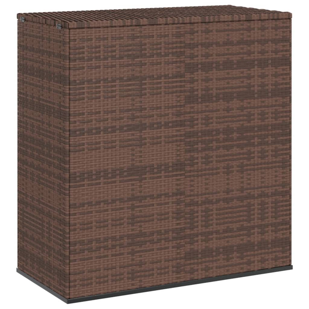 vidaXL Auflagenbox 100 x 49 x 1035 cm Garten Kissenbox Auflagenbox Kissentruhe PE Rattan