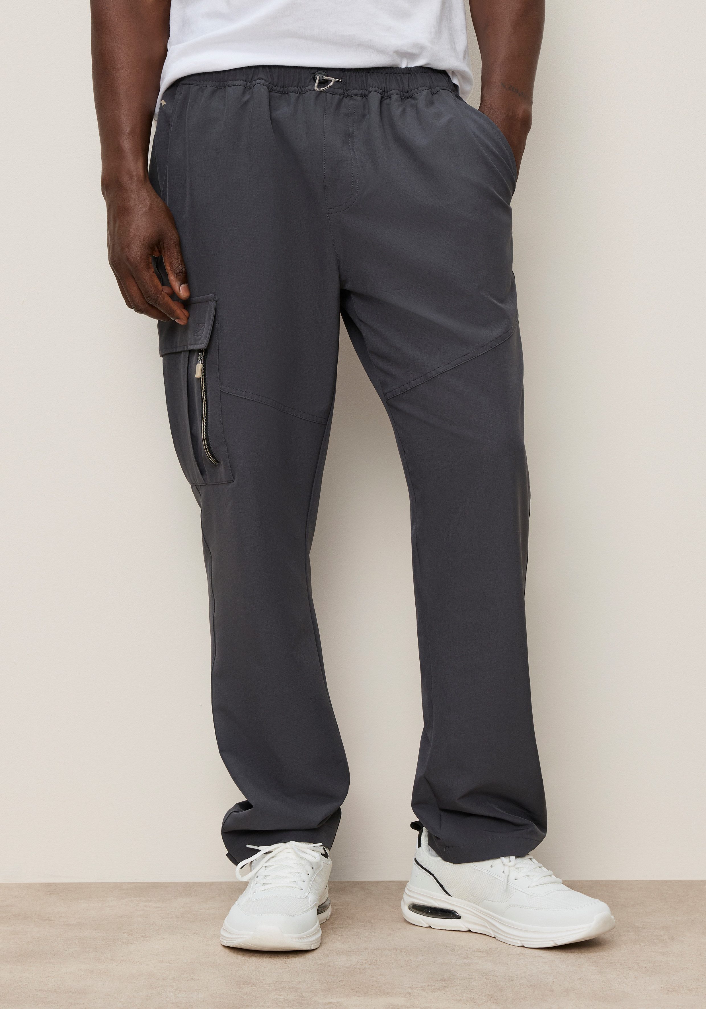 KangaROOS Cargohose mit elastischem Bund, Regular Fit, aus Webmaterial