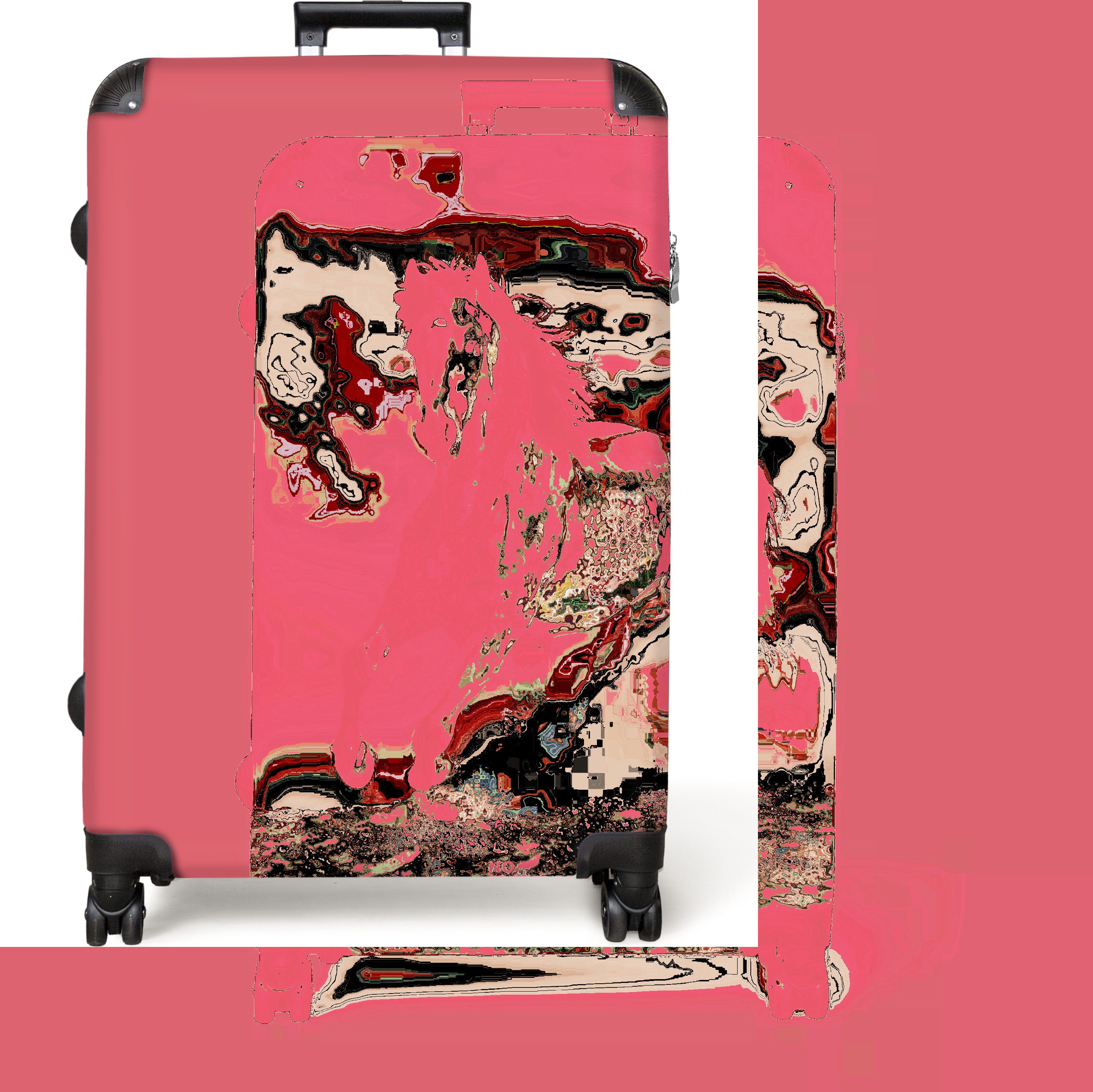 NoBoringSuitcases.com© Hartschalen-Trolley Frida Kahlo - Frau günstig online kaufen