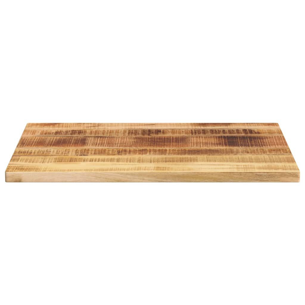 vidaXL Tischplatte Tischplatte 90x50x3,8 cm Rechteckig Raues Massivholz (1 St)