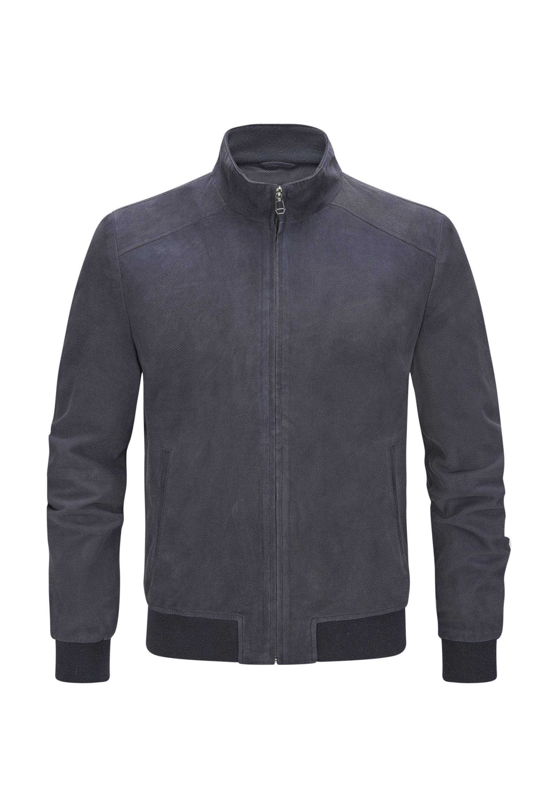 Lederjacke MSToledo Herren Bikerjacke Jacke Leder klassisch