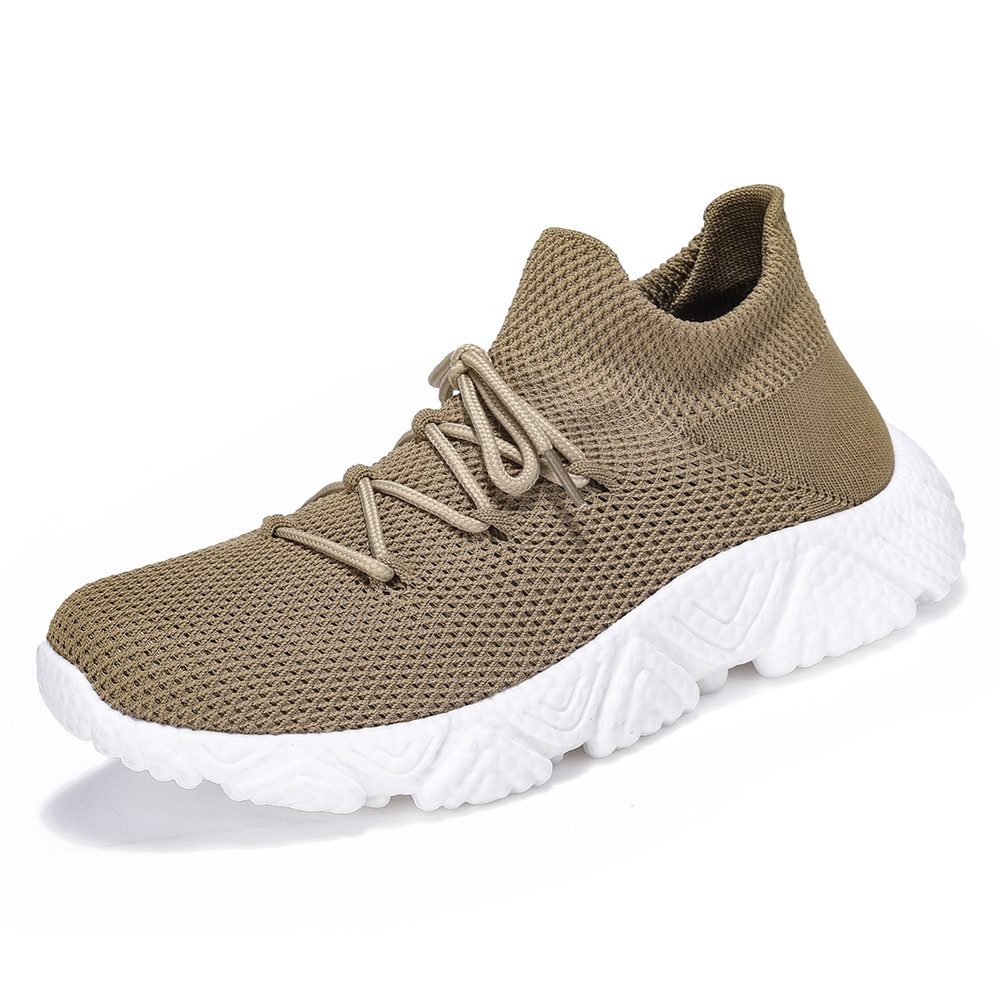HUSK'SWARE Barfußschuh (Dämpfende, rutschfeste und verschleißfeste Outdoor-Schuhe, Bequem und atmungsaktiv, Gummisohle) Flyknit-Obermaterial