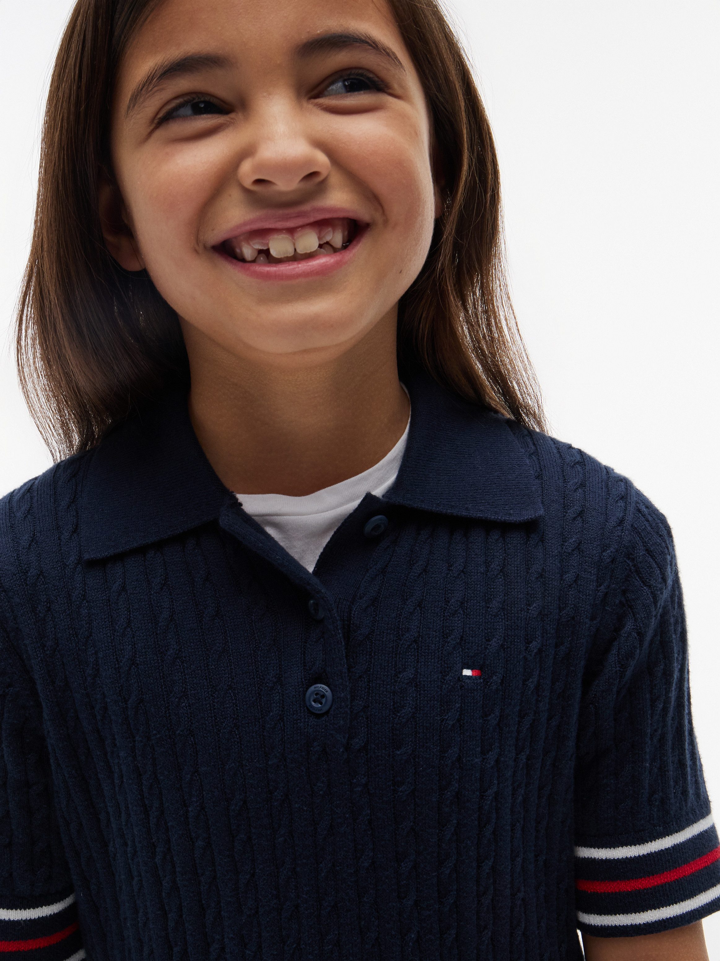 Tommy Hilfiger Strickkleid Polokragen, Kinder bis 16 Jahre