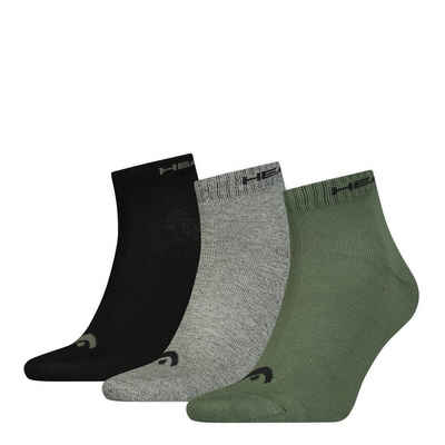 Head Sneakersocken »Unisex Quarter Socken, 3er Pack - Baumwollmix,«