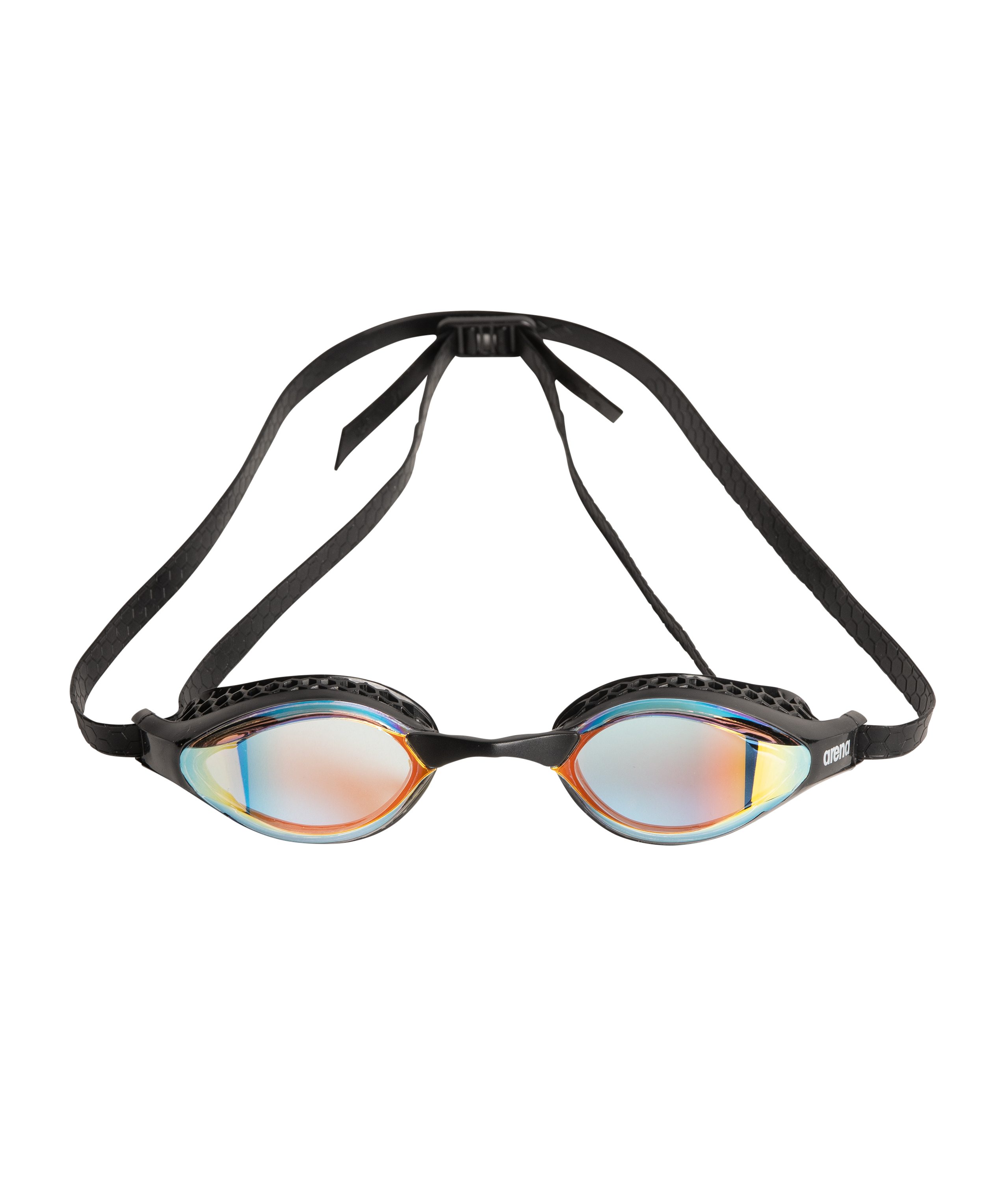 Arena Schwimmbrille AIR-SPEED MIRROR, für Erwachsene, mit Honigwaben-Dichtungen, Anti-Fog-Beschichtung