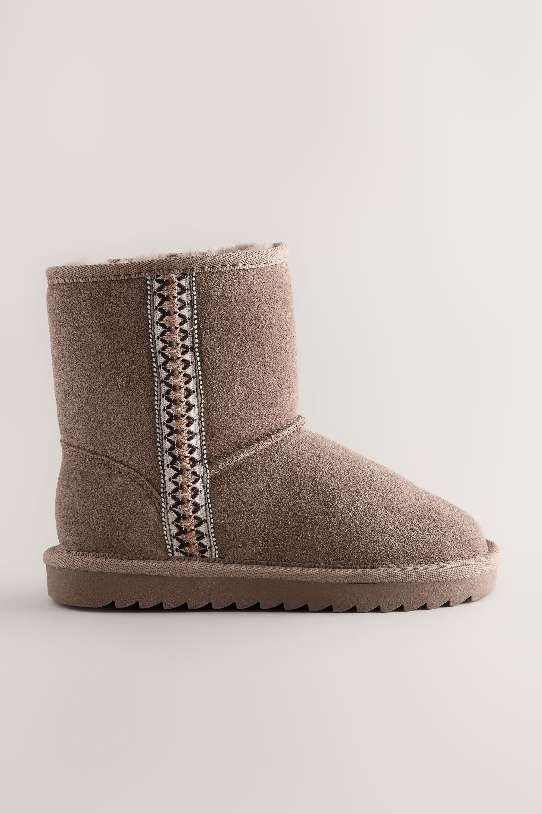 Next Wasserabweisende Schlupfstiefel aus Veloursleder Stiefel (1-tlg)