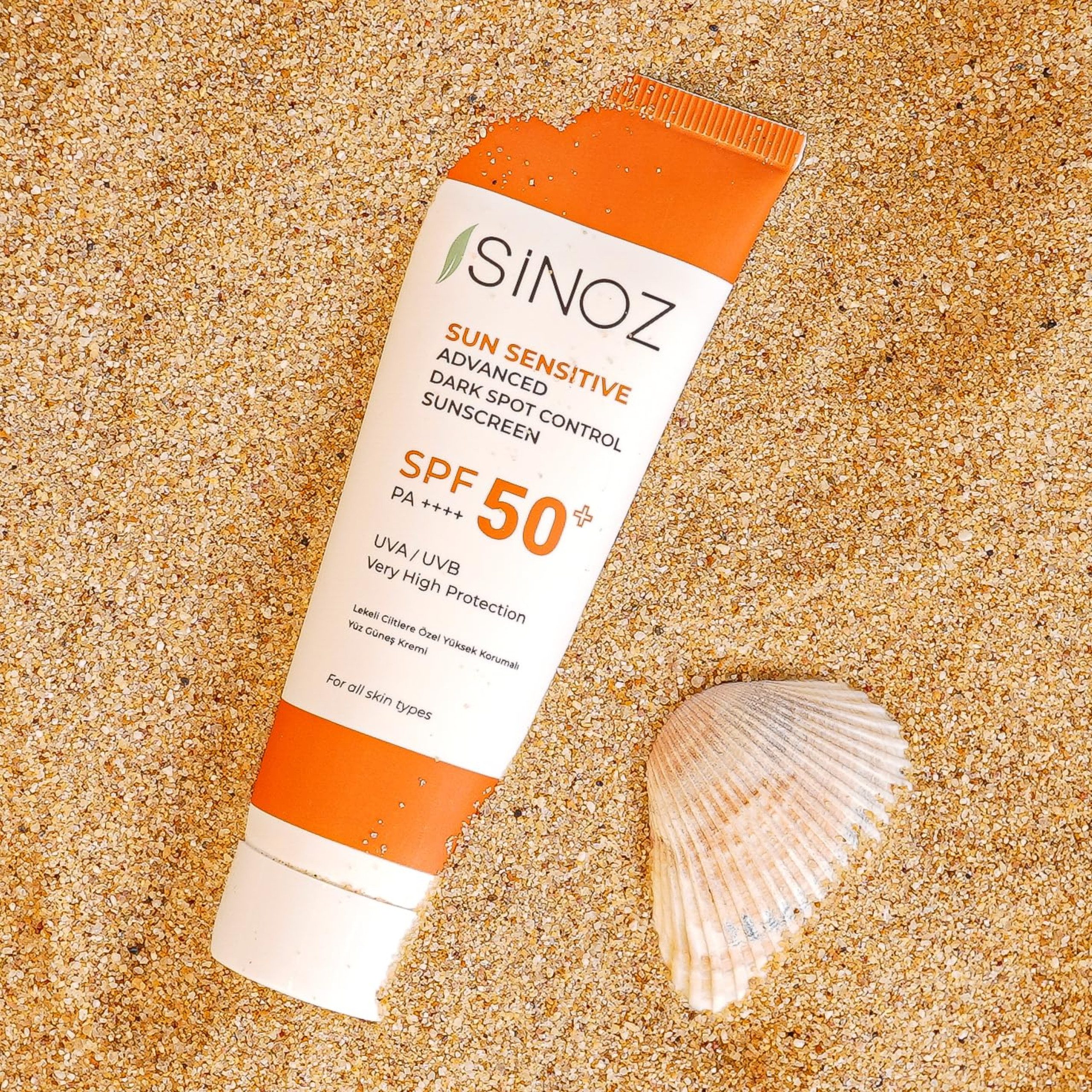 Sinoz Sonnenschutzcreme Sinoz Sun Sensitive Advanced Dark Spot Control Sunscreen SPF50+ PA++++
