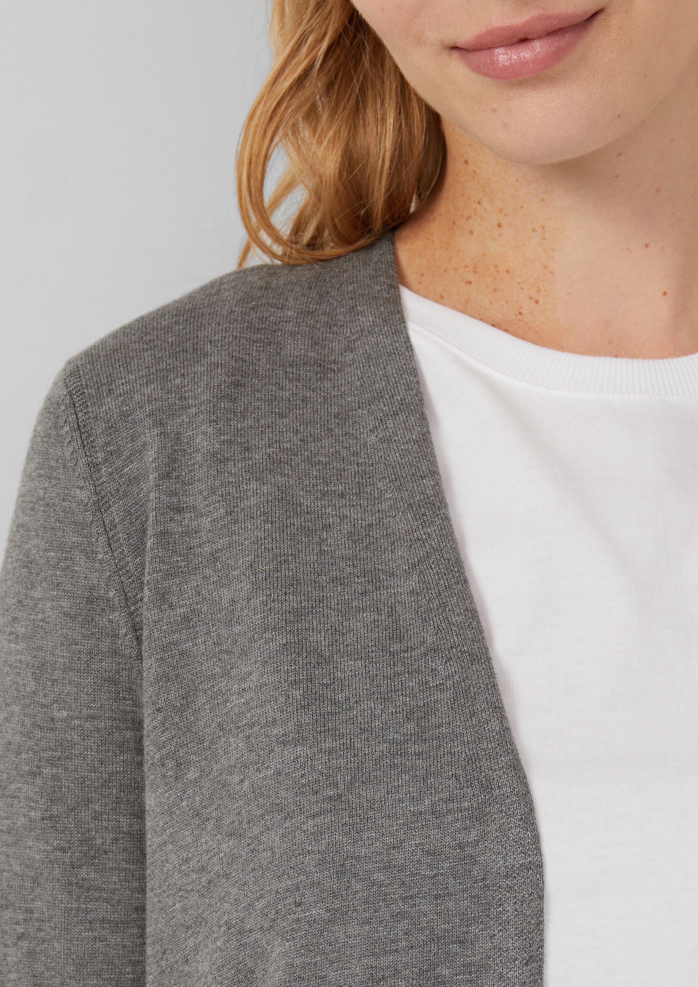 s.Oliver Strickjacke Cardigan aus Viskose-Baumwoll-Mix günstig online kaufen