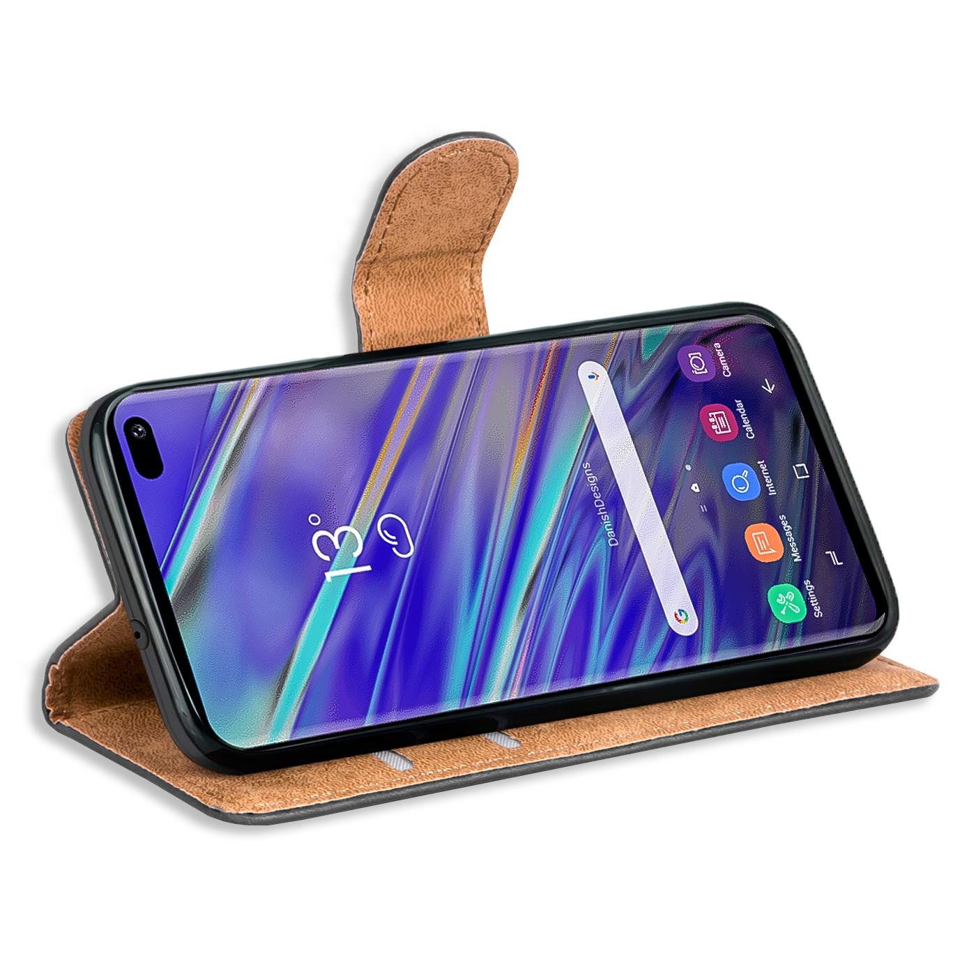 CoolGadget Handyhülle Wallet Klapp Tasche Book Case für Samsung Galaxy S10 Plus 6,4 Zoll, Hülle Klapphülle Flip Cover Etui Schutzhülle – Bild 3 von 5