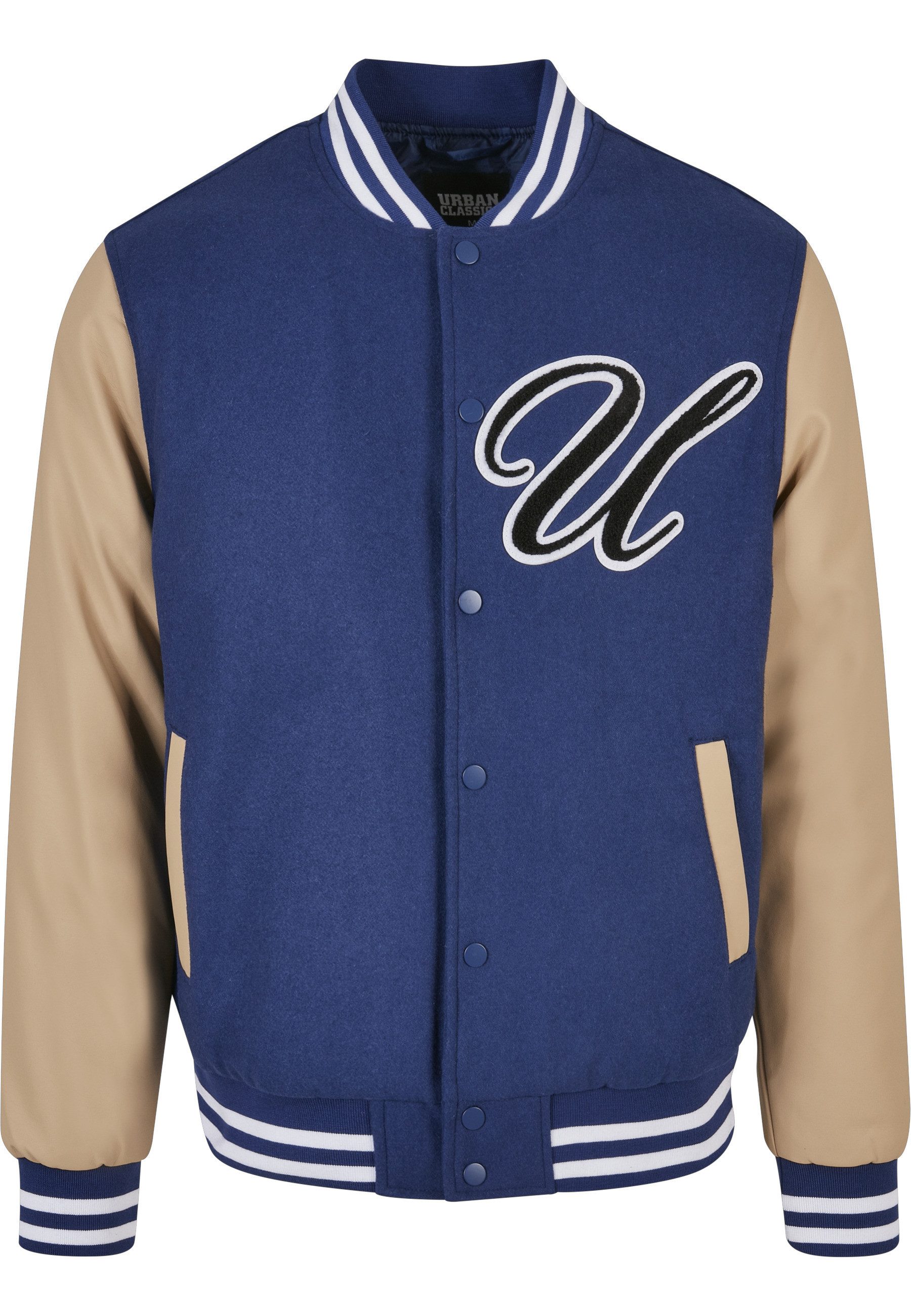 URBAN CLASSICS Allwetterjacke Urban Classics Herren Big U College Jacket (1-St)